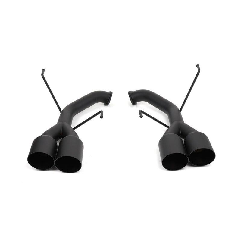 BLOX Racing 2022+ WRX Muffler Delete / Axle Back Single Wall 4in - Matte Black Tips - BXEX-51106-BK