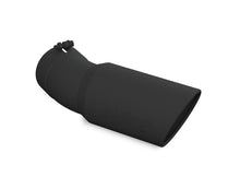 Load image into Gallery viewer, MBRP Universal Tip 6in OD 5in Inlet 15.5in Length 30 Deg Bend Angled Rolled End Black - T5154BLK