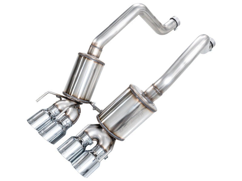 AWE Tuning C6 Chevrolet Corvette Z06/ZR1 Touring Edition Axle-Back Exhaust w/ Chrome Silver Tips - 3015-42606