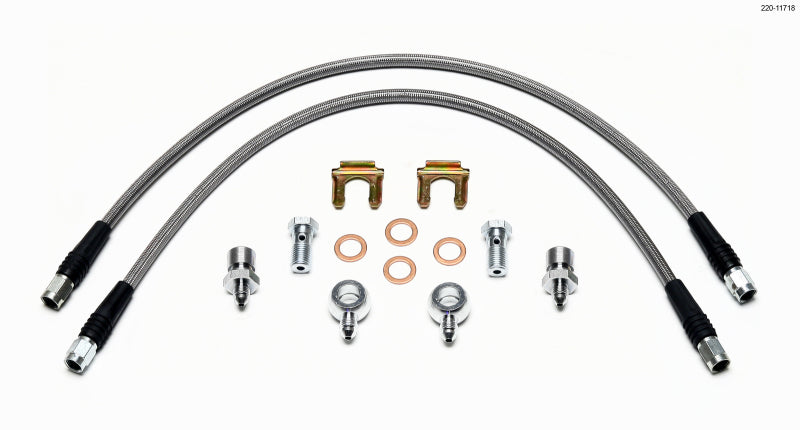 Wilwood Flexline Kit D52 Caliper 20in w/ Banjo 7/16-20 - 220-11718