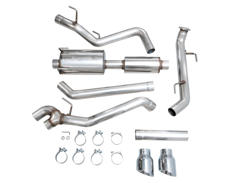 AWE Tuning Exhaust for 4th Gen Toyota Tacoma Dual Chrome Silver Tips - 3015-32254