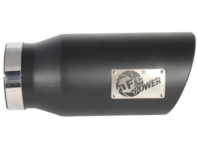 aFe MACH Force-XP 409 SS Right Side Single Wall Exhaust Tip 5in Inlet x 7in Outlet x 15in L - 49T50701-B15