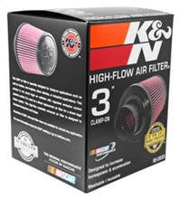 Load image into Gallery viewer, K&amp;N Universal Rubber Filter - Round Tapered 6in Base OD x 3in Flange ID x 6in H - RE-0930