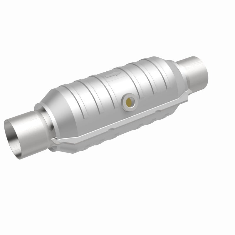 MagnaFlow Conv Univ 2in Inlet/Outlet Center/Center Round 11in Body L x 5.125in W x 15in Overall L - 51354