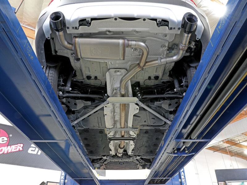 aFe MACHForce XP Exhausts Axle-Back 15-21 BMW X1 2.0L (t) (SS w/Black Tips) - 49-36349-B