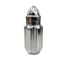 Load image into Gallery viewer, NRG 500 Series M12 X 1.5 Bullet Shape Steel Lug Nut Set - 21 Pc w/Lock Key - Silver - LN-LS500SL-21