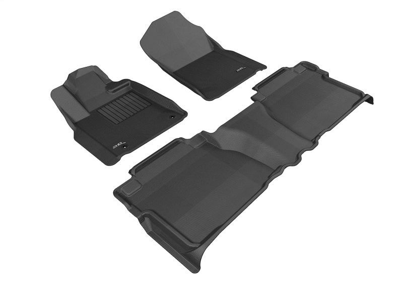 3D MAXpider 07-11 Toyota Tundra Double Cab Kagu Black Full Set - L1TY14701509