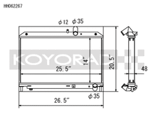 Load image into Gallery viewer, Koyo 09-11 Mazda RX-8 1.3L (MT) Radiator - HH062267