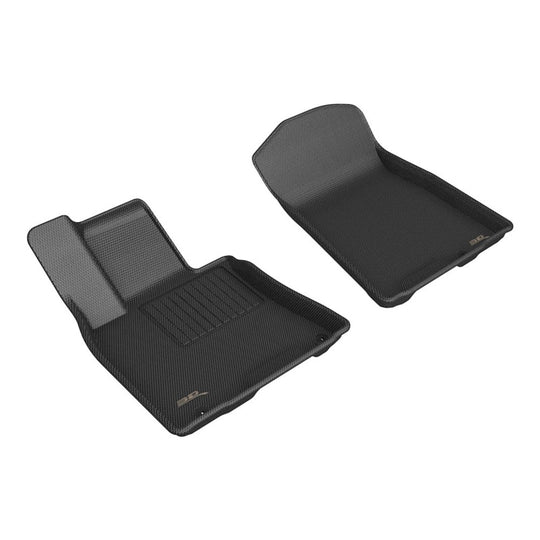 3D MAXpider 22-23 Genesis GV70 Kagu Floor Mat- Black R1 - L1GS01111509