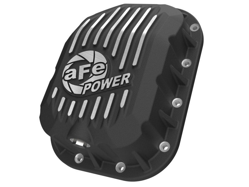 aFe POWER Pro Series Engine Oil Pan Black w/ Machined Fins Jeep Wrangler (JL)/Gladiator 18-25 V6 - 46-71470B