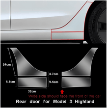 Load image into Gallery viewer, Clear Paint Protective Film kits for Tesla Model 3 / Model Y