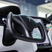 Load image into Gallery viewer, TESERY Custom Yoke Steering Wheel Replacement for Tesla Model X / S 2012-2020