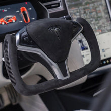 Load image into Gallery viewer, TESERY Custom Yoke Steering Wheel Replacement for Tesla Model X / S 2012-2020