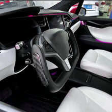 Load image into Gallery viewer, TESERY Custom Yoke Steering Wheel Replacement for Tesla Model X / S 2012-2020