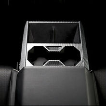 Load image into Gallery viewer, Cybertruck Center Console Cup Holder ABS Carbon Fiber Style Protective Overlay