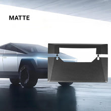 Load image into Gallery viewer, Cybertruck Display Back Overlay | Real Dry Carbon Fiber Center Screen Cover