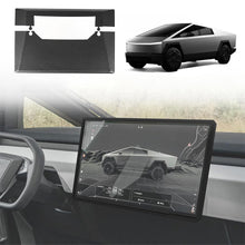 Load image into Gallery viewer, Cybertruck Display Back Overlay | Real Dry Carbon Fiber Center Screen Cover