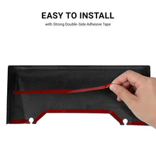 Load image into Gallery viewer, Cybertruck Display Back Overlay | Real Dry Carbon Fiber Center Screen Cover