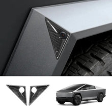 Load image into Gallery viewer, Cybertruck Front Fender Camera Applique Overlays | Real Carbon Fiber (1 Pair)