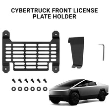 Load image into Gallery viewer, Cybertruck Front License Plate Holder | No-Drill, Anti-Theft Mounting Kit