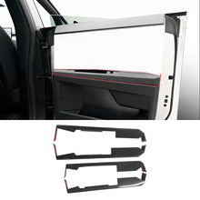 Load image into Gallery viewer, Cybertruck Lower Door Panel Armrest Overlays | Real Molded Carbon Fiber (4-Piece Set)
