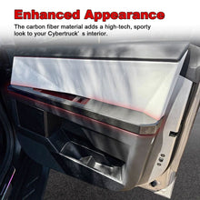 Load image into Gallery viewer, Cybertruck Lower Door Panel Armrest Overlays | Real Molded Carbon Fiber (4-Piece Set)