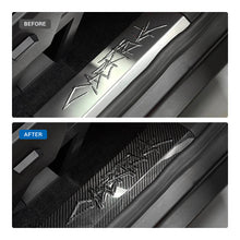 Load image into Gallery viewer, Cybertruck Performance Look Dry Carbon Fiber Front Door Sill Trim (1 Pair)