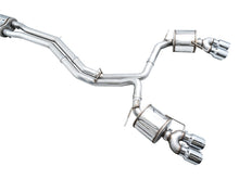 Load image into Gallery viewer, AWE Tuning 19-23 Audi C8 S6/S7 2.9T V6 AWD Touring Edition Exhaust - Chrome Silver Tips - 3015-42103