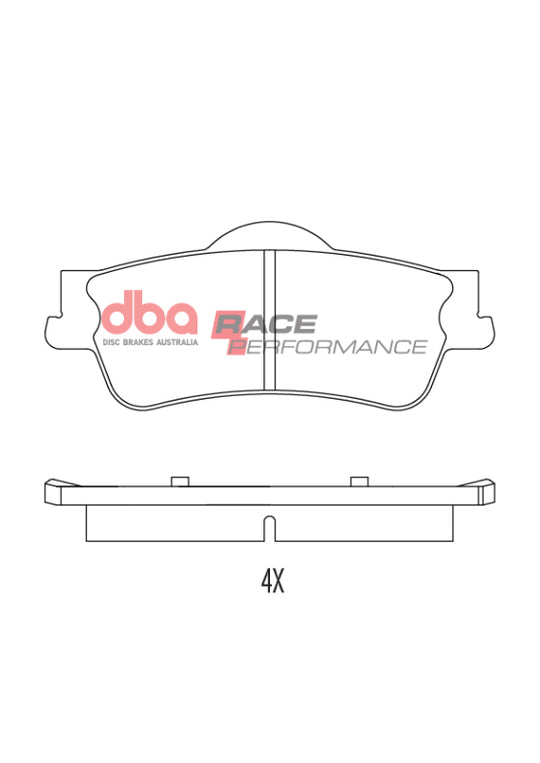 DBA 08-17 Pontiac G8 V6 Rear RP Performance Brake Pads - DB1766RP