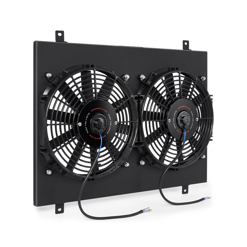Mishimoto 79-93 Ford Mustang Aluminum Fan Shroud Black - MMFS-MUS-79BK