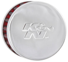 Load image into Gallery viewer, K&amp;N Steel Base Chrome Top Crankcase Vent Filter 1/2in. Vent / 2in. OD / 1-1/2in. Height - 62-1015