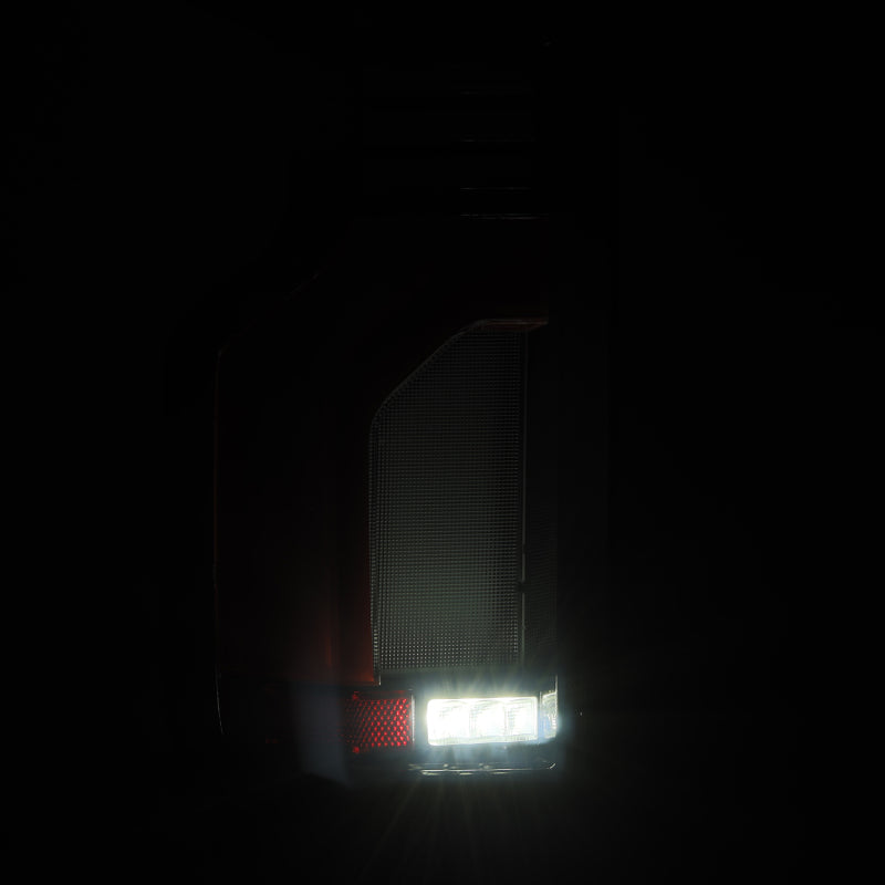 AlphaRex 19-24 Chevy Silverado 1500 / 20-24 2500HD/3500HD LUXX-Series LED Tail Lights Red - 620068