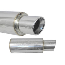 Load image into Gallery viewer, Injen 2 3/8 Universal Muffler w/Stainless Steel resonated rolled tip (Injen embossed logo) - SES225C