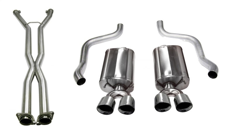 Corsa 09-13 Chevrolet Corvette C6 6.2L V8 LS3 (Manual) 2.5in Sport Cat-Back Exhaust - 14108CB