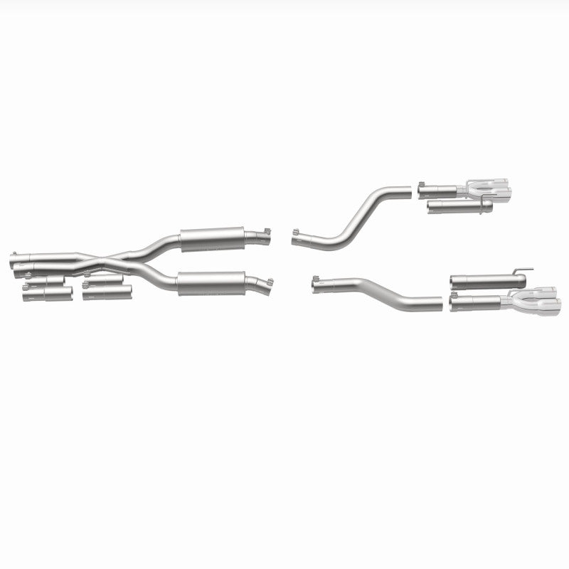 MagnaFlow 2017+ Dodge Challenger 409 SS Polished 3in Quad Tips Cat-Back Exhaust - 19367