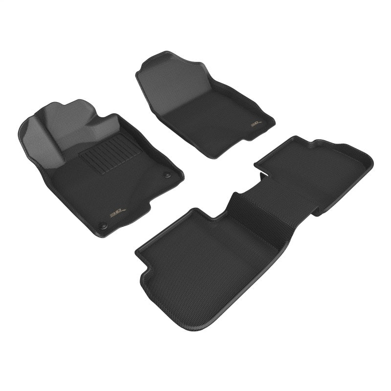 3D MAXpider 22-27 Honda CIvic / CIvic TYPE R Kagu Black Full Set (NO REAR USB PORT) - L1HD12001509