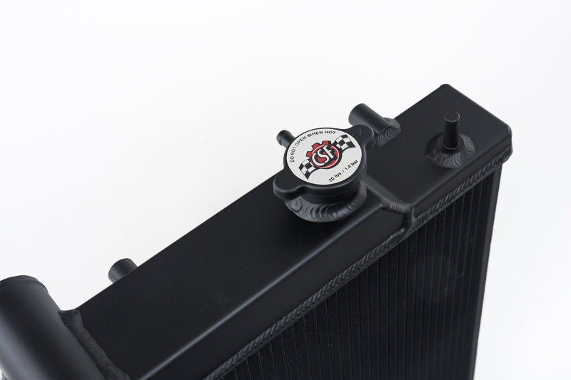 CSF 08-21 Subaru WRX/STI 2-Row 42mm Race-Spec All Aluminum Radiator - Black - 7095B