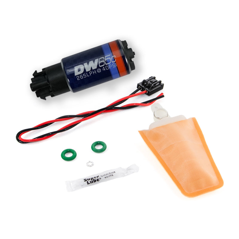 DeatschWerks 265 LPH Compact In-Tank Fuel Pump w/ 04+ Lotus Elise/Exige Set Up Kit - 9-652-1006