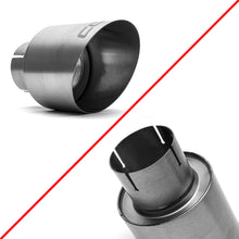 Load image into Gallery viewer, Cobb Volkswagen GTI MK7/MK7.5/MK8 Brushed Titanium Tip Kit - 5V2150-NB