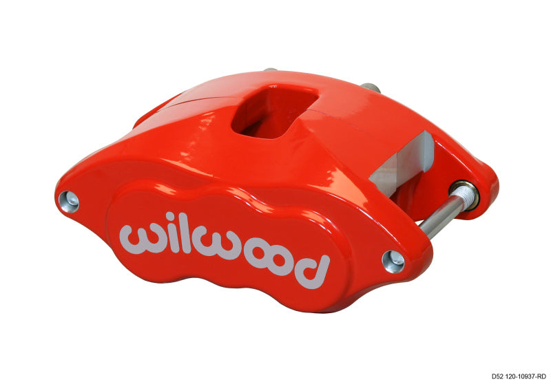 Wilwood Caliper-D52-Red 2.00/2.00in Pistons 1.04in Disc - 120-10937-RD