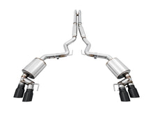 Load image into Gallery viewer, AWE Tuning 2018+ Ford Mustang GT (S550) Cat-Back Exhaust - Touring Edition (Quad Diamond Black Tips) - 3015-43106