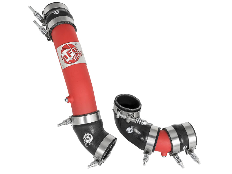 aFe Bladerunner Intercooler Tube Hot/Cold - Red 2017 Honda Civic Type R L4-2.0L (t) - 46-20324-R