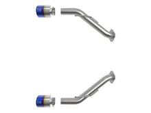 Load image into Gallery viewer, aFe 2023 Nissan Z V6-3.0L (tt) Takeda Stainless Steel Axle-Back Exhaust System w/ Blue Flame Tip - 49-36137-L