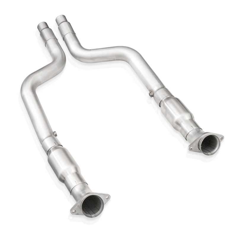 Stainless Works 15-21 Dodge Challenger/Charger 6.2L/6.4L High-Flow Catted Midpipe Kit 3in - HM64CAT