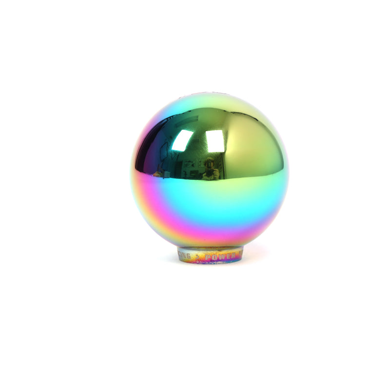 BLOX Racing V2 - 490 Limited Series Spherical Shift Knob 10X1.5 - Neo Chrome - BXAC-00240-NEO-V2