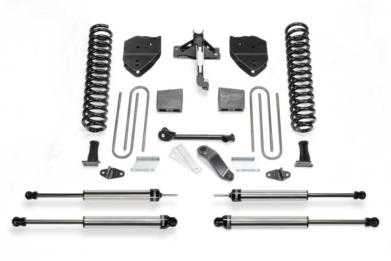Fabtech 17-21 Ford F250/F350 4WD Diesel 4in Basic Sys w/Dlss Shks - K2214DL