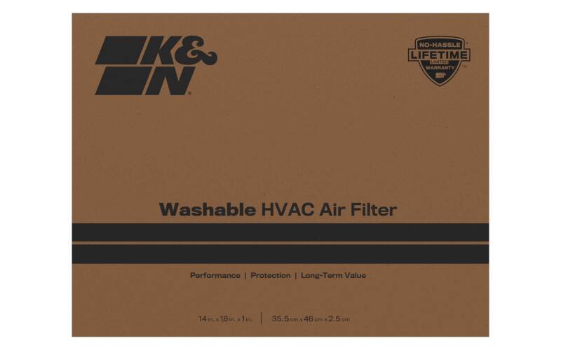 K&N HVAC Filter 14 X 18 X 1 Merv 8 - HVC-8-11418