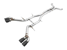 Load image into Gallery viewer, AWE Tuning 16-19 Chevy Camaro SS Resonated Cat-Back Exhaust -Track Edition (Quad Diamond Black Tips) - 3015-43112