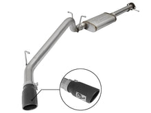Load image into Gallery viewer, aFe Mach Force-XP Exhaust 3in CB SS 15-17 GM Colorado/Canyon 2.5L/3.6L Side Exit w/ Black Tip - 49-44058-B