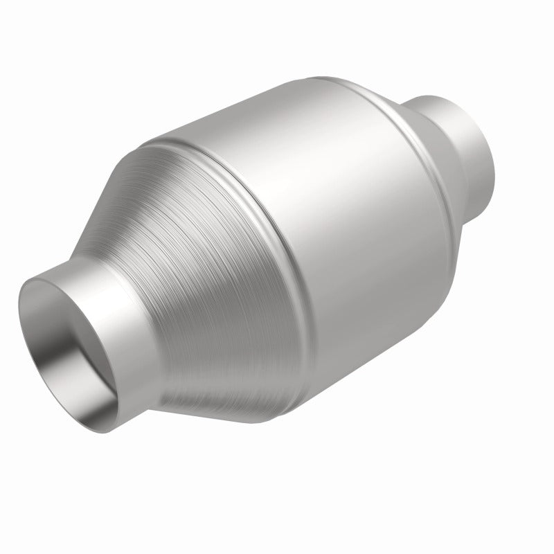 MagnaFlow Univ Cat Conv 2.5in Inlet/Outlet Center/Center Round 3in Body L x 5in W x 8.75in Overall L - 51656